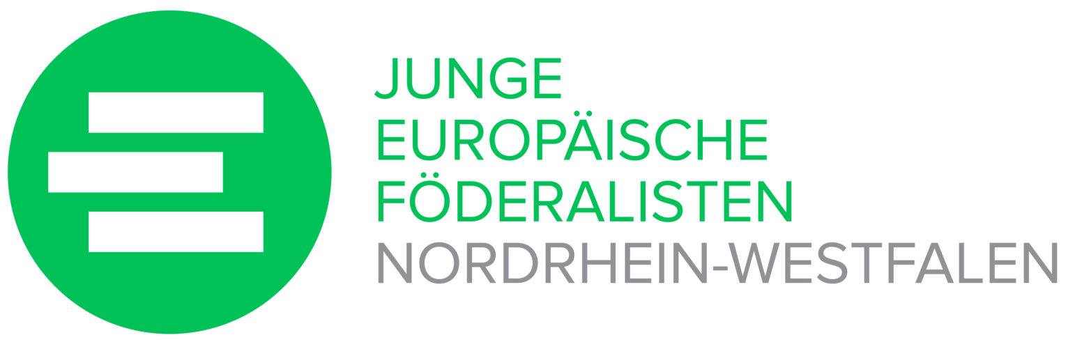 Logo JEF - Junge Europäische Föderalisten Nordrhein-Westfalen