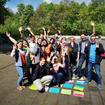 Gruppenbild bei der Juleica-Schulung im Mai 2023