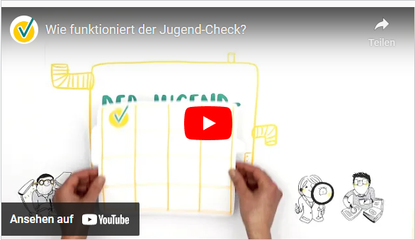 Screenshot vom Video "Was ist ein Jugend-Check?"