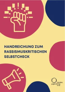 Deckblatt zur Handreichung zum Rassismuskritischen Selbstcheck