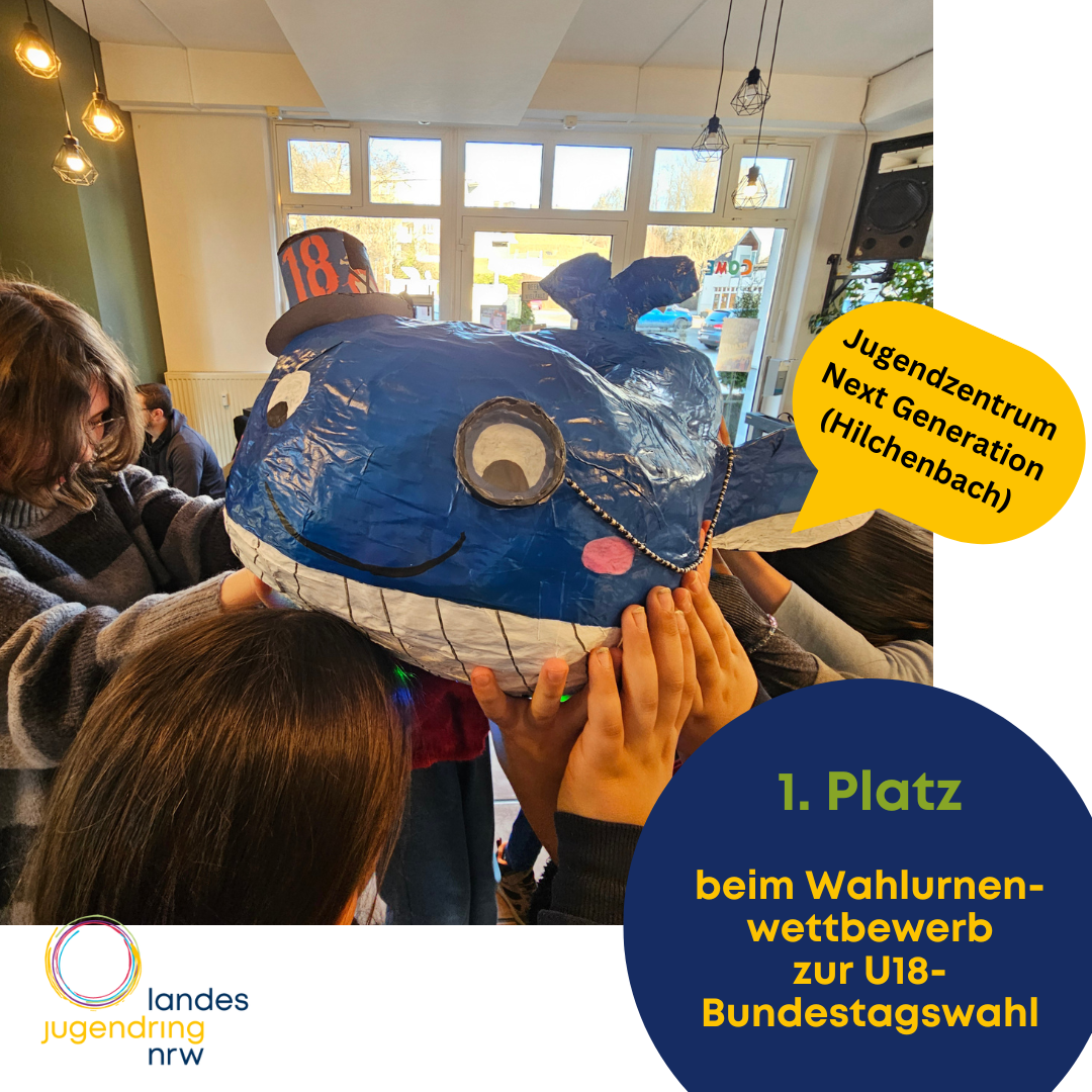1 Der erste Platz des Wahlurnenwettbewerbs ist ein Wahl