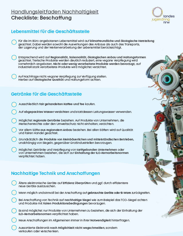 Cover Checkliste Beschaffung