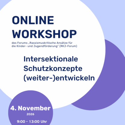 Workshop Intersektionale Schutzkonzepte weiter-entwickeln